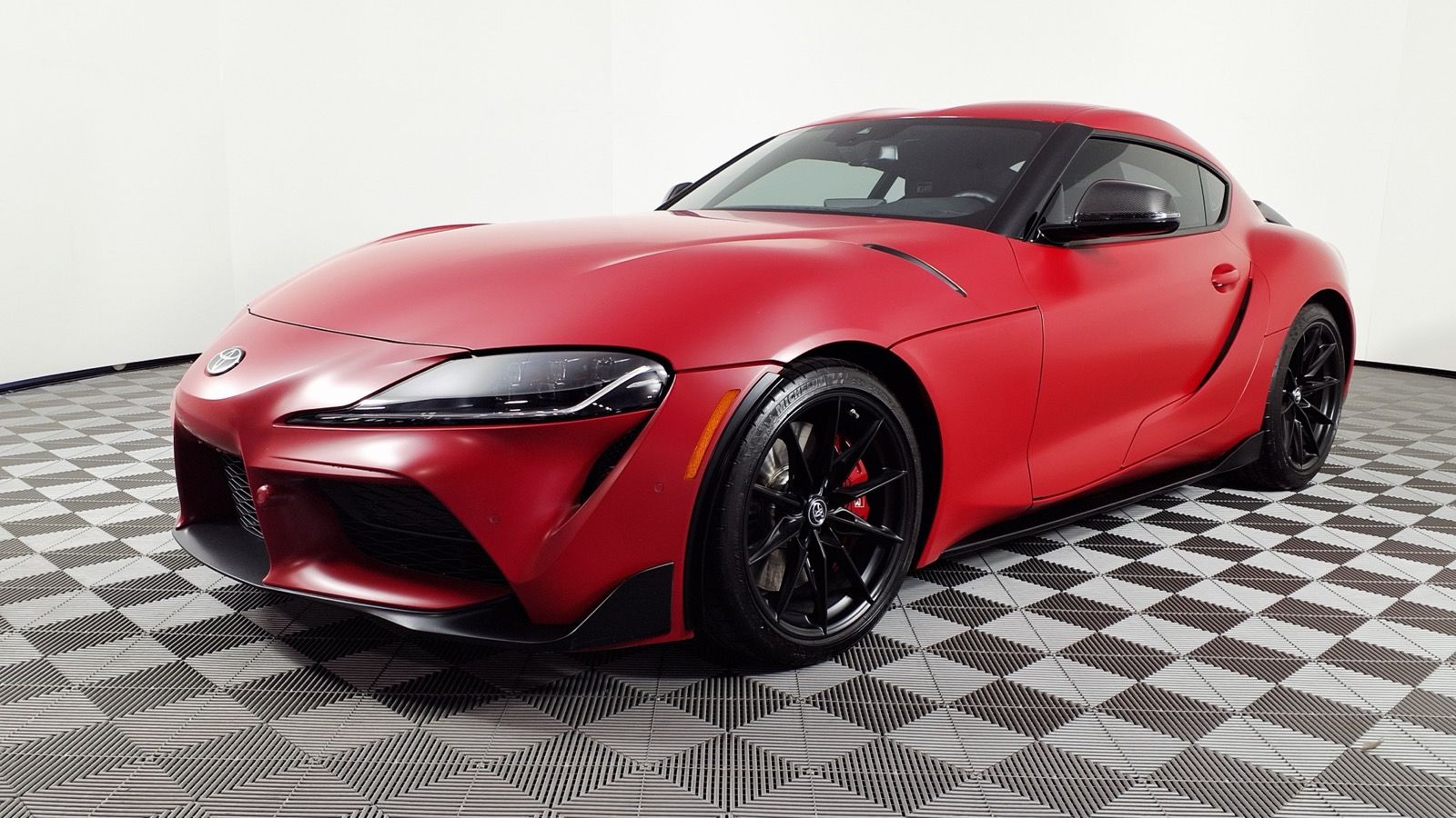 2026 Toyota GR Supra MkV Final Edition in red — front three-quarter view