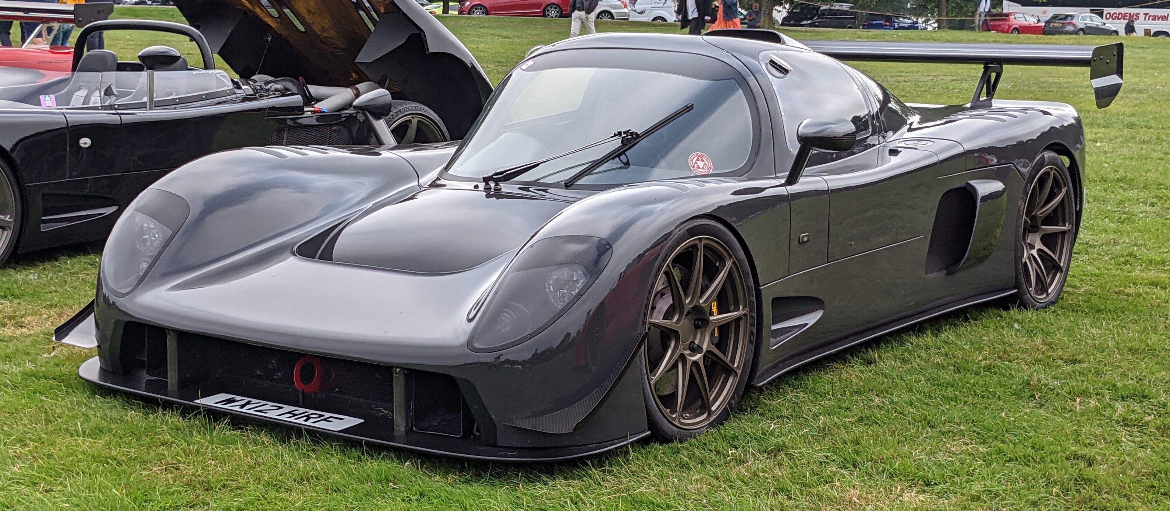 Dark grey 2012 Ultima GTR 7.0, front three-quarter view