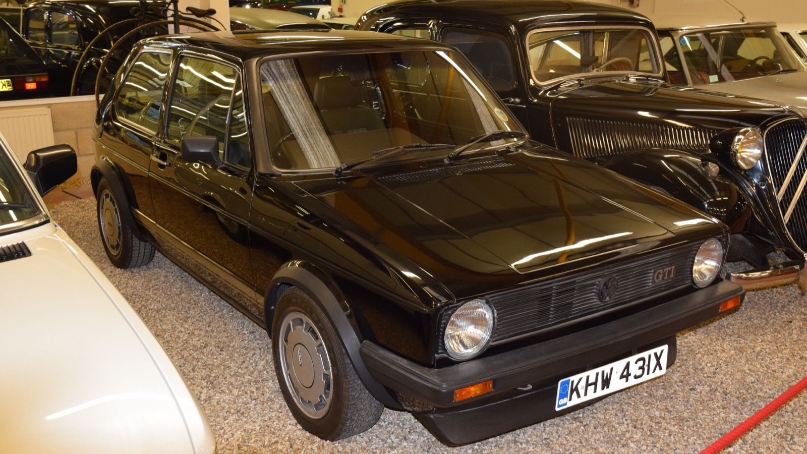 1982 Volkswagen Golf Mk1 GTI, red — front three-quarter view